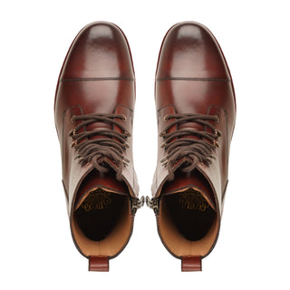 Tuocs - Men's Burnished Brown Calf Leather Boot