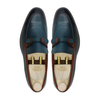 Prehnite - Men's Sea Green Calf Leather Loafer
