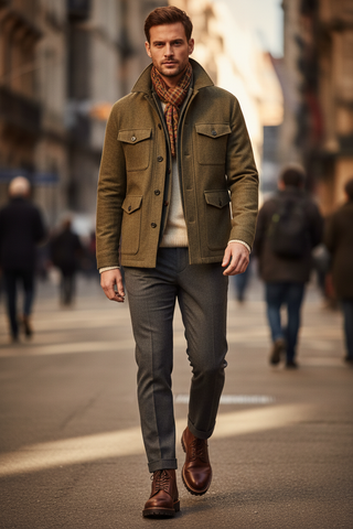 Walking Model - Leather Boots